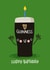 Cute Birthday Card - Pint Of Guinness - Candle In A Pint created by Nicola Watson