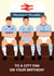 Fun Birthday Card - Manchester City - Legends created by Paul Jones