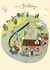 Classic Birthday Card - Pub - Countryside created by Ling Design