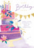 Classic Birthday Card - For Her - Birthday Cake created by Ling Design