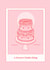 A sweet wedding card - cake and love created by Lauren Sheridan