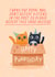 Cute Birthday Card - Kittens created by Pilea Press