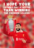 Liverpool Father's Day Card - Premier League Champions - Mo Salah created by Pink Peach Cards