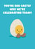 Cute Birthday Card - Jellycat - Boiled Egg created by Choo Choo 