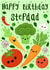 Cute Birthday Card - For Stepdad - Vegetables created by Lois Fitzy