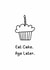 Funny Birthday Card - Eat Cake created by With Love Laxmi
