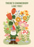 Cute Anniversary/Love & Friendship Card - Garden Gnome - Pun created by Milkbar Studio