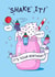 Funny Birthday Card - For Kids - Cheeky Elves Milkshake - Shake It created by Cheeky Legends