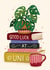 Pretty Good Luck Card - University - Books created by Debbie Daley Illustrations