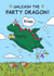 Funny Birthday Card - For Kids - Farty Party Dragon created by Cheeky Legends