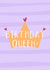 Fun Birthday Card - Birthday Queen - Hearts created by Little Prints Fred Designs