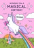 Cute Birthday Card - For Girl - Magic Unicorn Rainbow created by Cheeky Legends