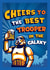 Star Wars Birthday or Fathers Day Card - For Him - Best Trooper in the Galaxy created by Cardology