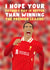 Liverpool Father's Day Card - Virgil Van Dijk - Winning created by Pink Peach Cards