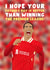 Liverpool Father's Day Card - Virgil Van Dijk - Winning created by Pink Peach Cards