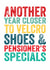 Cheeky Birthday Card - Another Year Closer - Velcro Shoes & Pensioner's Specials created by Do You Punctuate?