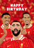 Liverpool Birthday Card - Premier League Champions - Players created by Pink Peach Cards