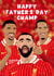 Liverpool Father's Day Card - Premier League Champions - Champ created by Pink Peach Cards