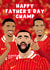 Liverpool Father's Day Card - Premier League Champions - Champ created by Pink Peach Cards