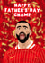 LFC Father's Day Card - Premier League Champions - Mo Salah created by Pink Peach Cards