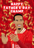 Liverpool Father's Day Card - Premier League Champions - Virgil van Dijk created by Pink Peach Cards