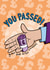 Funny Exams Card - You Passed - Bribe created by TeePee Creations