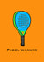 Padel Player Sports Racket Card created by Amber Pigram