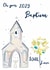 Classic Baptism Card - With Love - 2025 created by Katie Phythian Design