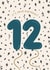 Classic Birthday Card - 12th - For Him - Balloons created by The Pattern Press