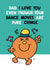 Funny Father's Day Card - Your Dance Moves Are Cringe - Mr. Men created by Mr. Men