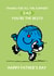 Cute Father’s Day Card – Football Dad – Mr. Men created by Mr. Men