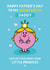 Cute Father's Day Card - For Daddy - Little Miss Princess - Mr. Men created by Mr. Men