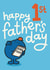 Cute Father’s Day Card - 1st - New Dad - Baby Manual created by Mr. Men