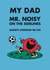 Cute Father's Day Card - Mr. Noisy - Football Sidelines - Mr. Men created by Mr. Men
