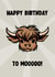 Cute Birthday Card - Highland Cow - Mooooo! created by ZB CREATIVE