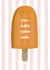 Cute Thank You Card - You Are So Cool - Ice Lolly created by Carolyn Rouse