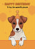 Cute Birthday Card - Jack Russell - From The Dog created by Choo Choo 