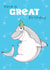 Birthday Card | Have a GREAT Birthday | Great White Shark created by Zebedee Zoo