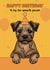 Cute Birthday Card - Border Terrier - Favourite Person created by Choo Choo
