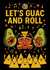 Funny Birthday Card for Friend – Avocado Band – Let’s Guac and Roll created by Tiffany Halls