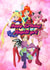 Magical girl birthday card created by Magicalbrat
