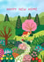 Pretty New Home Card - Colourful Garden created by Pear Tree Press