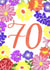 Classic Birthday Card - 70th - Pretty Florals created by Juniper and Rose Studio
