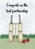 Fun Wedding Card - Congrats On The Best Partnership - Cricket created by Illustrations by Sammy