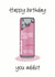Fun Birthday Card - Redbull - The Pink Edition created by Kave Media