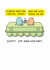 Cute 12th Anniversary Card - Eggs - Pun created by mungo and shoddy