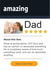 Funny Father's Day Card - Amazon 5 Star Review created by Rosewood Design