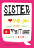 Funny Birthday Card - For Sister - YouTube created by la la la Designs