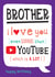 Funny Birthday Card - For Brother - YouTube created by  la la la     Designs
