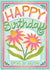 Pretty Birthday Card - For Her - Born To Bloom created by Alice Griffiths Illustration